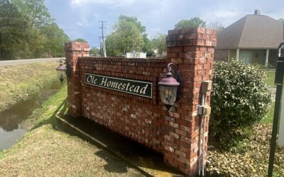 Commercial Brick Sign Repair